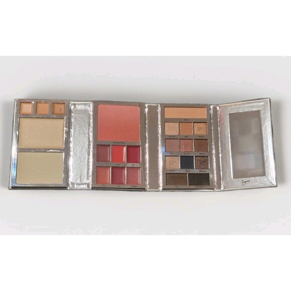 It Cosmetics Makeup LTD IT GIRL Beauty Book NEW Retired Silver BLING Tiny Smudge - Picture 2 of 6